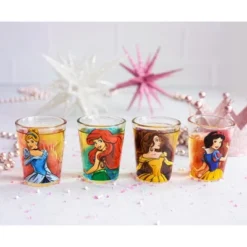 Silver Buffalo Disney Princess Portraits 2-Ounce Mini Shot Glasses | Set Of 4 -Disney Sales Store GUEST 759e336d 05ee 4eb6 b667 91c4817b1e42