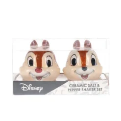 Silver Buffalo Disney Chip 'n' Dale Ceramic Salt And Pepper Shaker Set