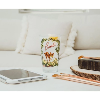 Silver Buffalo Disney Bambi Storybook Scene Pint Glass | Holds 16 Ounces 4 Silver Buffalo Disney Bambi Storybook Scene Pint Glass | Holds 16 Ounces - Image 4