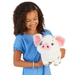 Disney Pua Plush: Character Stuffed Animal, Polyester Material, 10" Height, 15.75" Depth, Single Piece
