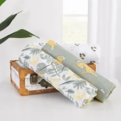 NoJo Disney Lion King Sage, Yellow, And White 3 Piece Muslin Swaddle Baby Blanket Set -Disney Sales Store GUEST 7ebfc781 1617 48ad 9c55 4c4e9c47ea23