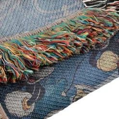 Disney Northwest Mickey Mouse Woven Tapestry Throw Blanket, 48" X 60", Winter Skate