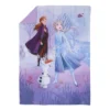 Disney Frozen 2 Lavender, Light Blue And Purple Forest Spirit 4 Piece Toddler Bed Set