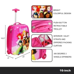 Disney Princess Dream Youth 18" 2-Wheeled Hardside Luggage -Disney Sales Store GUEST 81338e22 bd1b 4184 a1fa 876df48707f4