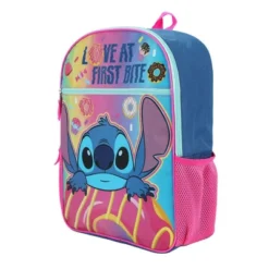 Bioworld Disney Stitch Love At First Bite 16 Inch Backpack