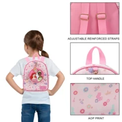 Disney Princess Ariel Cinderella & Tiana Pink 10.5" Mini PU Backpack For Girls -Disney Sales Store GUEST 821bcb90 8999 4567 ab72 f4edf972768a