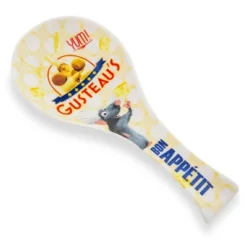 Silver Buffalo Disney Pixar Ratatouille Icon Collage "Bon Appetit" Ceramic Spoon Rest Holder -Disney Sales Store GUEST 83297a97 1d96 4fb4 aeb3 b9952a93c56b