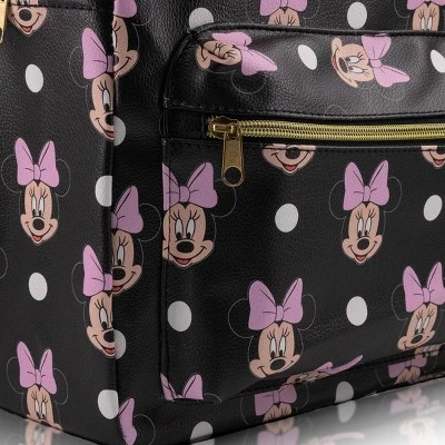 Disney Kids' Minnie 16" Backpack - Black 5 Disney Kids' Minnie 16" Backpack - Black - Image 5