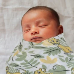 Disney Lion King Simba 100% Cotton Muslin Swaddles With Plush Rattle - 2pk -Disney Sales Store GUEST 87de9fa5 4218 4c8f 89af 2eeddf32a4aa