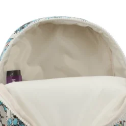 Disney Stitch Santa Stitch All-Over Print White Faux Leather 10.6" Mini Backpack -Disney Sales Store GUEST 8814361a 0f9d 4435 b947 7371cc8ee7e4