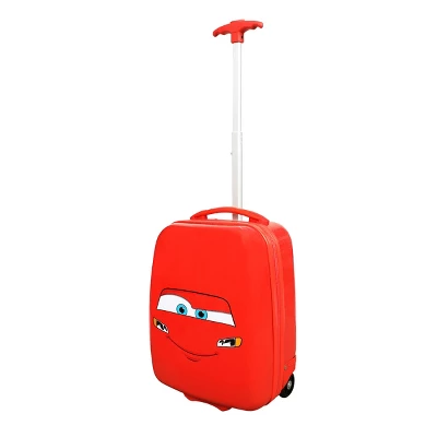 Disney Cars Lightning McQueen Big Face 16.5" Youth Two-Wheel Carry On Luggage 1 Disney Cars Lightning McQueen Big Face 16.5" Youth Two-Wheel Carry On Luggage