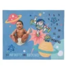 NoJo Disney Toy Story Blue, Orange, And Yellow To Infinity And Beyond Super Soft Photo Op Milestone Baby Blanket