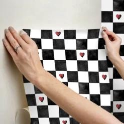 Disney Descendants The Rise Of Red - Rebel At Heart Checker Kids' Peel And Stick Wallpaper -Disney Sales Store GUEST 8c721128 dde7 41e8 ad9d 399dcc85982f