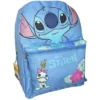 Disney Blue Lilo And Stitch Nylon School Backpack 16" Bookbag For Girls & Boys