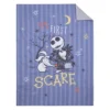 Disney Nightmare Before Christmas My First Scare Blue And Gray Jack Skellington And Zero The Ghost Dog 4 Piece Toddler Bed Set
