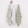 NoJo Disney Lion King Sage, Yellow, And White 3 Piece Muslin Swaddle Baby Blanket Set