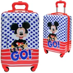 Disney Mickey Mouse Boys 360 Spin Luggage