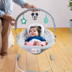 Disney Baby Bright Starts Mickey Mouse Cloudscapes Comfy Baby Bouncer -Disney Sales Store GUEST 967f7bd0 9772 4c75 96af 33d3df3fcf8b