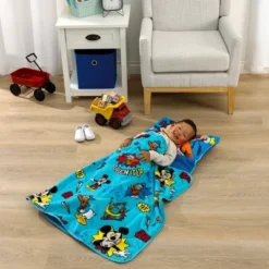 Disney Mickey Mouse Funhouse Crew Blue, Red And Yellow, Funny, Donald Duck, And Goofy Toddler Nap Mat -Disney Sales Store GUEST 97747a9a a633 4791 8875 bb947eb04fcd