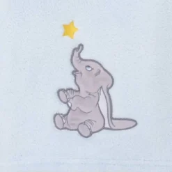 Disney Dumbo Shine Bright Little Star Super Soft Baby Blanket With Applique - Aqua/Gray/Yellow -Disney Sales Store GUEST 9b4e5632 d069 433d bb23 d6eada690e14