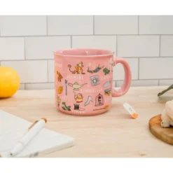 Silver Buffalo Disney Princess Icons Ceramic Camper Mug | Holds 20 Ounces -Disney Sales Store GUEST 9bbde574 4e40 42e2 a000 80f0b92ebba3