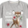 Boys' - Disney - Christmas - I'm Snow Cute Roses Short Sleeve Graphic T-Shirt