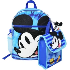 Walt Disney Mickey Mouse 16" Backpack With Lunch Bag Set -Disney Sales Store GUEST 9c6f3148 ba27 43f7 90cc 8dc43f22a364