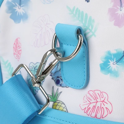 Disney Stitch Tropical Watercolor Print White 18" Duffle Bag 5 Disney Stitch Tropical Watercolor Print White 18" Duffle Bag - Image 5