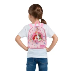 Disney Princess Ariel Cinderella & Tiana Pink 10.5" Mini PU Backpack For Girls -Disney Sales Store GUEST a13705f2 d434 4454 b31d aaeecb4fda02