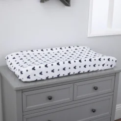 NoJo Disney Mickey Mouse Hello World Stars Super Soft Changing Pad Cover