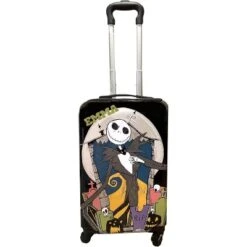 Disney Nightmare Before Christmas 18" Hard Sided Luggage W/4 Spinner Wheels