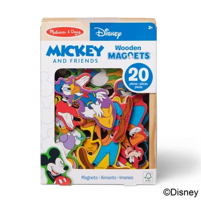Melissa & Doug Disney Mickey & Friends Wooden Magnets: 20-Piece Set, Memory & Motor Skills Development 2 Melissa & Doug Disney Mickey & Friends Wooden Magnets: 20-Piece Set, Memory & Motor Skills Development - Image 2