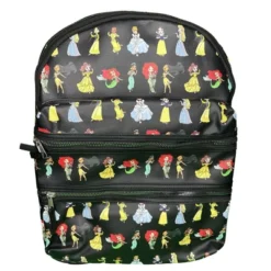 Disney Princess 16" PU Leather Deluxe Backpack Magical Style & Everyday Function
