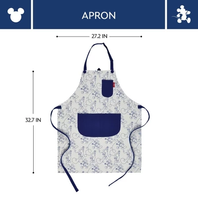 Disney Apron: Abstract Pattern, Contemporary Style, Multicolored, Cotton, Hand Wash, Kitchen Textile Set 1 Disney Apron: Abstract Pattern, Contemporary Style, Multicolored, Cotton, Hand Wash, Kitchen Textile Set