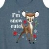 Women's - Disney - Christmas - I'm Snow Cute Graphic Racerback Tank