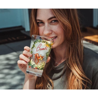 Silver Buffalo Disney Bambi Storybook Scene Pint Glass | Holds 16 Ounces 2 Silver Buffalo Disney Bambi Storybook Scene Pint Glass | Holds 16 Ounces - Image 2