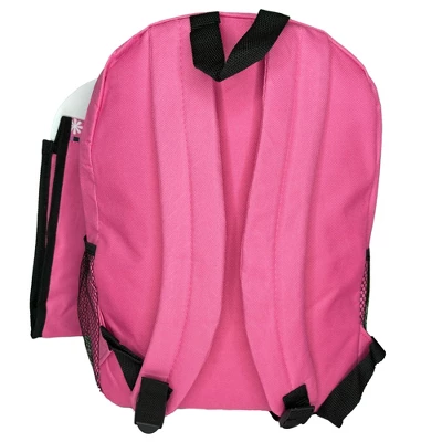 Walt Disney Minnie Mouse 16" Pink Nylon Backpack With Lunch Bag Set For Girls 3+ 3 Walt Disney Minnie Mouse 16" Pink Nylon Backpack With Lunch Bag Set For Girls 3+ - Image 3