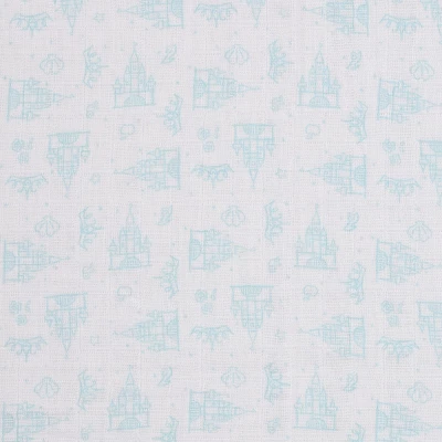 NoJo Disney Princesses Pink, Aqua, Lavender, Green, And White 3 Piece Muslin Swaddle Baby Blanket Set 3 NoJo Disney Princesses Pink, Aqua, Lavender, Green, And White 3 Piece Muslin Swaddle Baby Blanket Set - Image 3