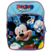 Disney Mickey Mouse 16" Blue School Backpack With A Large Front Pocket