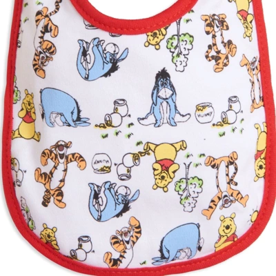 Disney Winnie The Pooh Tigger Eeyore Piglet Baby Boys 5 Pack Side Snap Bibs 7 Disney Winnie The Pooh Tigger Eeyore Piglet Baby Boys 5 Pack Side Snap Bibs - Image 7