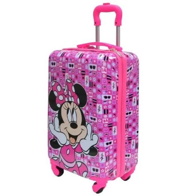 Disney Minnie Mouse 18" Hard Sided Carry On Luggage W/4 Spinner Wheels 2 Disney Minnie Mouse 18" Hard Sided Carry On Luggage W/4 Spinner Wheels - Image 2