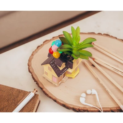 Silver Buffalo Disney And Pixar Up House 5-Inch Ceramic Mini Planter With Artificial Succulent 4 Silver Buffalo Disney And Pixar Up House 5-Inch Ceramic Mini Planter With Artificial Succulent - Image 4