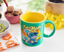 Silver Buffalo Disney Lilo & Stitch "Fun Mom" Ceramic Mug | Holds 20 Ounces 12 Silver Buffalo Disney Lilo & Stitch "Fun Mom" Ceramic Mug | Holds 20 Ounces -Disney Sales Store GUEST af14399c cafe 47af a7e8 5dfe8d907f78