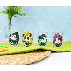 Silver Buffalo Disney Mickey And Minnie Mouse Color Portraits Mini Shot Glasses | Set Of 4 -Disney Sales Store GUEST af6ec2c5 19db 4b68 989b 60fce21ff9f4