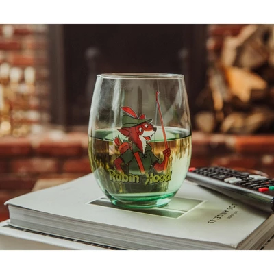 Silver Buffalo Disney Robin Hood Stemless Wine Glass | Holds 20 Ounces 5 Silver Buffalo Disney Robin Hood Stemless Wine Glass | Holds 20 Ounces - Image 5