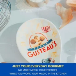 Silver Buffalo Disney Pixar Ratatouille Icon Collage "Bon Appetit" Ceramic Spoon Rest Holder -Disney Sales Store GUEST b0fb8ef0 e43e 4727 be4d e2c39151e77a