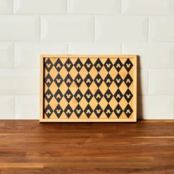 Disney Home Monochrome Small Bamboo Serving Tray -Disney Sales Store GUEST b1f6f8c8 fad9 4325 88d2 7082c96636e4