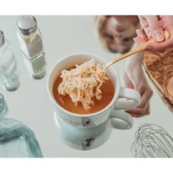 Silver Buffalo Disney Pixar Ratatouille "Anyone Can Cook" Ceramic Soup Mug With Lid | 24 Ounces -Disney Sales Store GUEST b3b946a5 6c01 4c72 8019 1fa78facc4fc