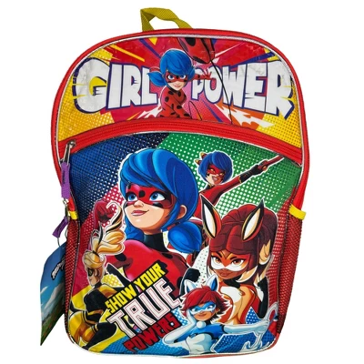 Disney Miraculous Girl Power Ladybug 16" Backpack, Show Your True Power For Girls 5 Disney Miraculous Girl Power Ladybug 16" Backpack, Show Your True Power For Girls - Image 5