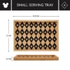 Disney Home Monochrome Small Bamboo Serving Tray